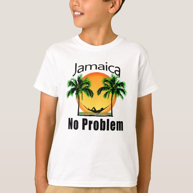Jamaica No Problem T Shirt (Framsida)