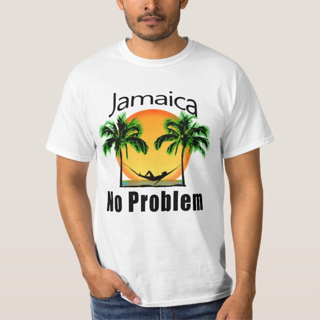 Jamaica No Problem Tee Shirt (Framsida)