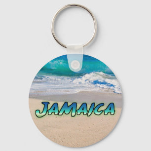 Jamaica-nyckelkedjan Nyckelring