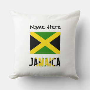 Jamaica och Jamaican Flagga Personlig Kudde
