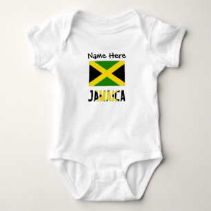 Jamaica och Jamaicans flagga med ditt namn T Shirt