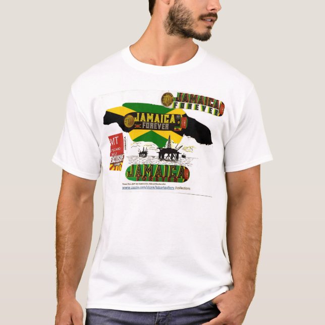 JAMAICA OIL FOREVER T-Shirt (Framsida)