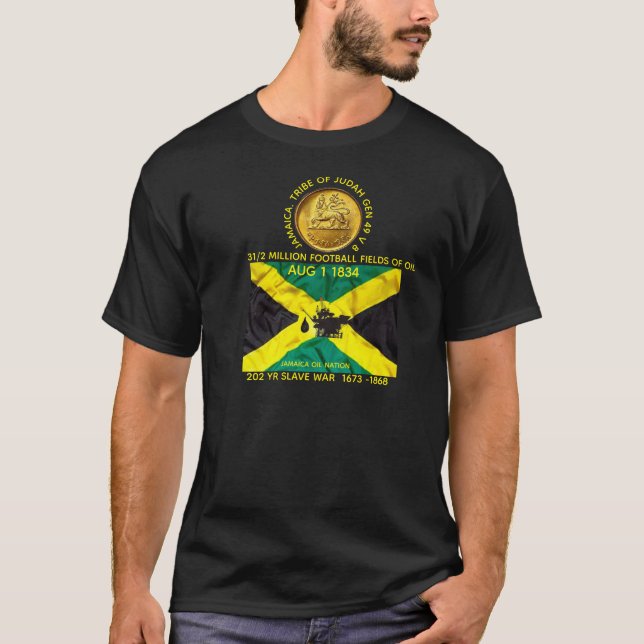JAMAICA. OLJA. FREE T-Shirt (Framsida)