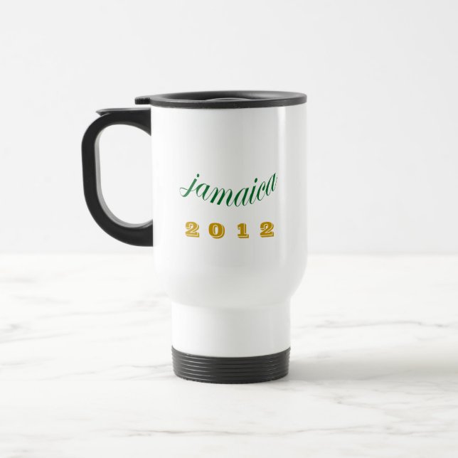 Jamaica olympisk ölmugg 2012 resemugg (Vänster)