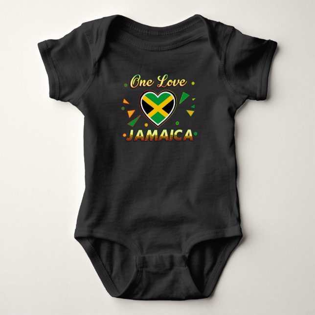 Jamaica One Kärlek Group Vacation Cruise Matching T Shirt (Framsida)