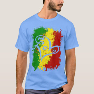 Jamaica One Kärlek T Shirt Rasta Reggae Music Väst