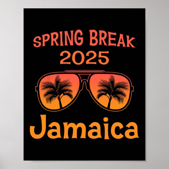 Jamaica Påsklov 2025 Family Vacation Beach VI Poster (Framsidan)