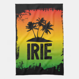Jamaica Patwah säger att Irie Chill Out Slappna av Kökshandduk
