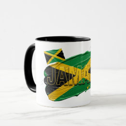 Jamaica Penseldesign | Karibiskt Stolt Mugg