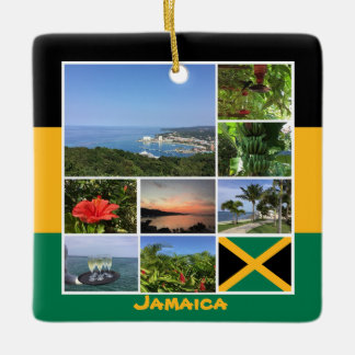 Jamaica Photo Collage Julgransprydnad Keramik