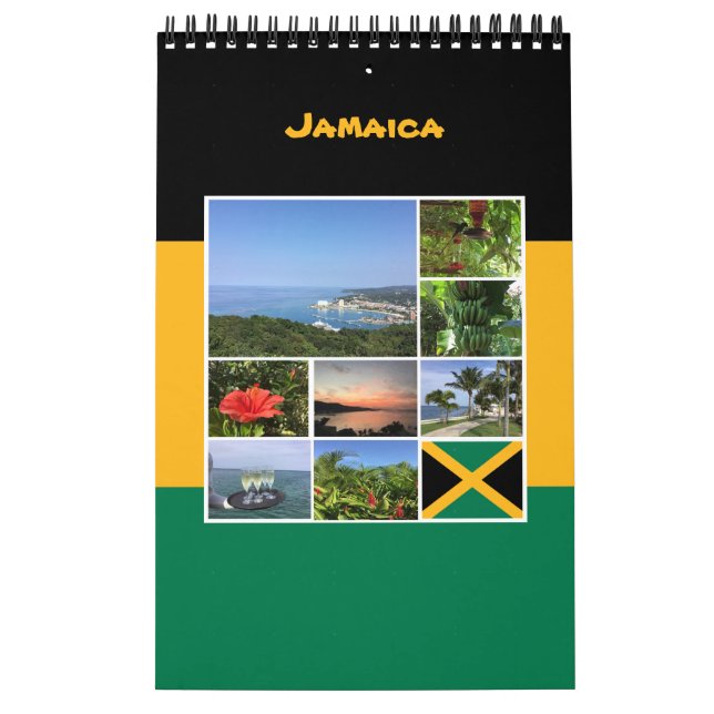 Jamaica Photo Collage Kalender (Omslag)