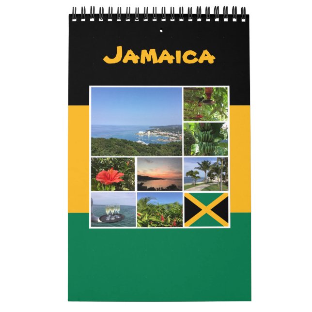 Jamaica Photo Collage Kalender (Omslag)