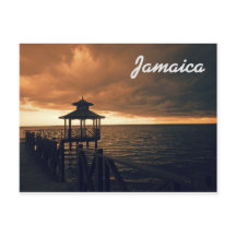 Jamaica Postcard Raiting på floden