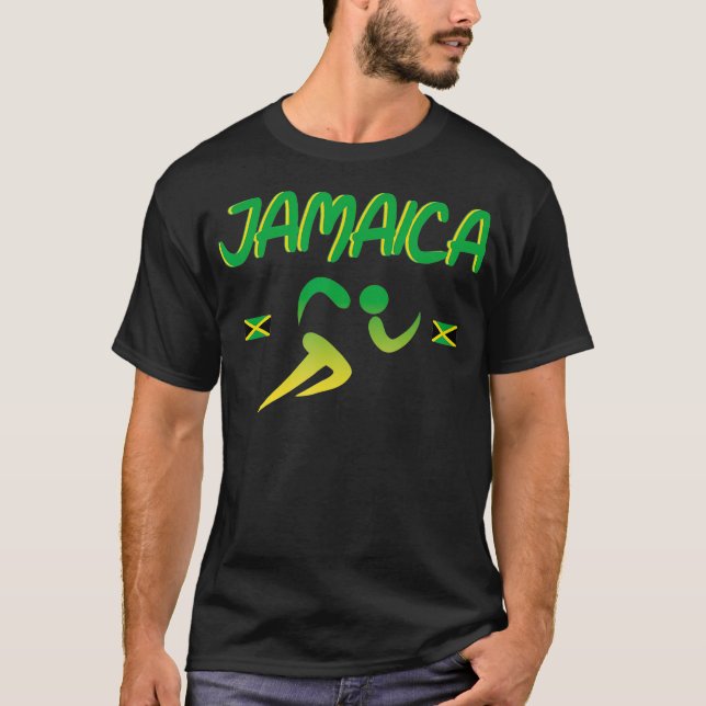 Jamaica Pride Track och Fält Running 2021 Souveni T Shirt (Framsida)