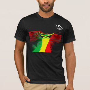 Jamaica Ras Bingi svart T skjorta Tee