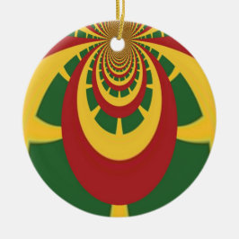 Jamaica Rasta Julgransprydnad Keramik