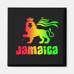 Jamaica Rasta Lejon Magnet