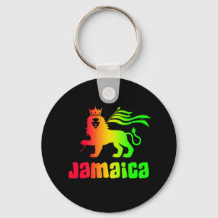 Jamaica Rasta Lejon Nyckelring
