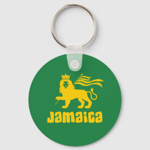 Jamaica Rasta Lejon Nyckelring