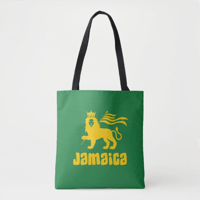 Jamaica Rasta Lejon Tygkasse (Framsida)