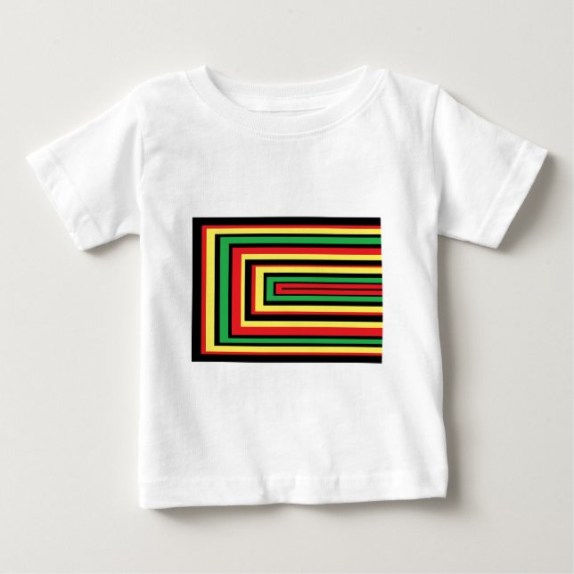 JAMAICA rasta root färg T-shirt (Framsida)