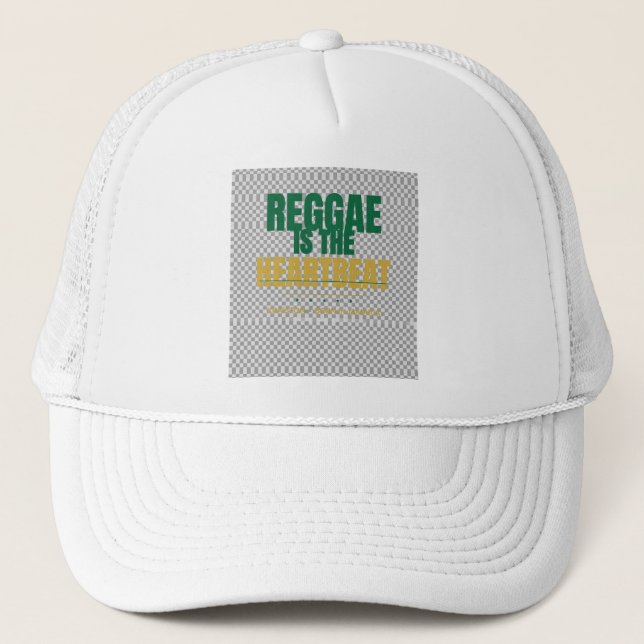 Jamaica Reggae Design Hattor  Keps (Framsida)