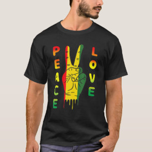 Jamaica Reggae Music Rasta Pride Peace Lov T Shirt