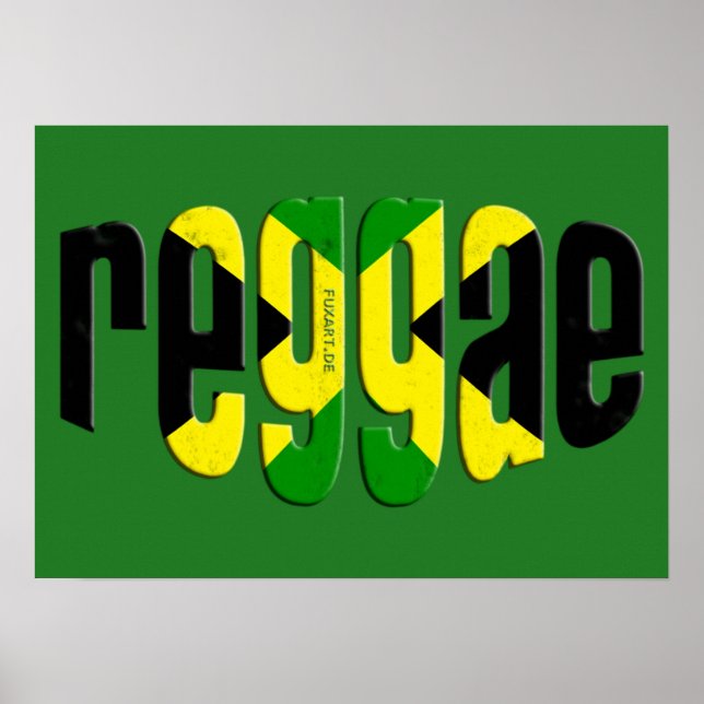jamaica reggae poster (Framsidan)