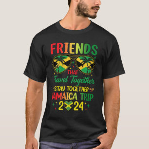 Jamaica Resa 2024 Vacation Friends Travel Jamaica T Shirt