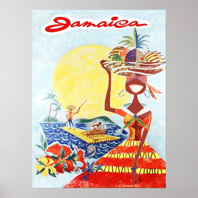Jamaica-reseaffisch Poster (Framsidan)