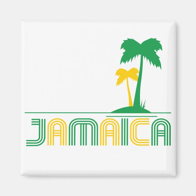 Jamaica Retro Magnet (Framsidan)