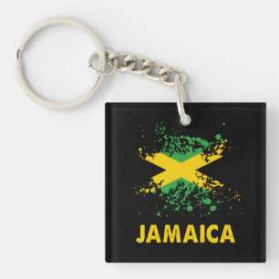 Jamaica Retro Watercolor Jamaican Flagga