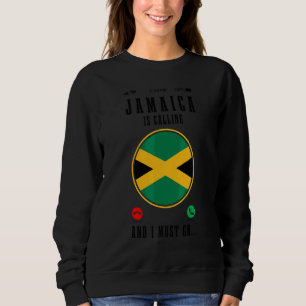Jamaica ropar och jag måste åka Jamaicansk flagg T Shirt