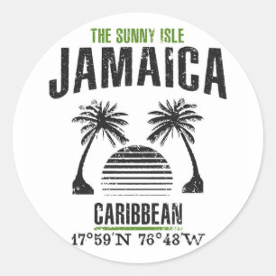 Jamaica Runt Klistermärke