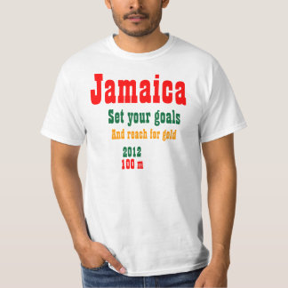 Jamaica satte upp dina mål t-shirts