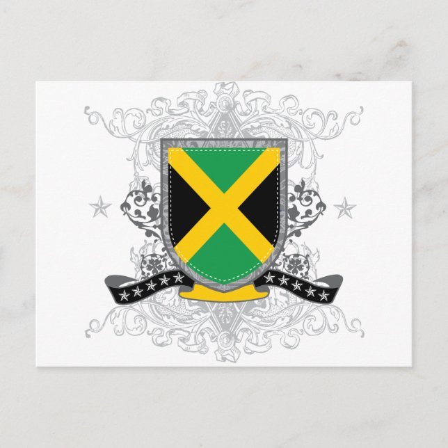Jamaica Shield 2 vykort (Framsida)