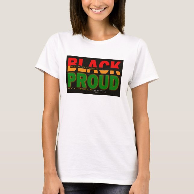 Jamaica Shirt "Black by Nature" Tee (Framsida)