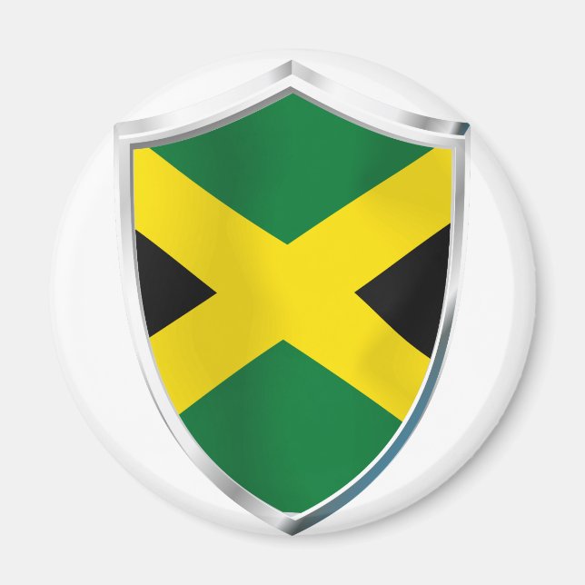 Jamaica sköld magnet (Framsidan)