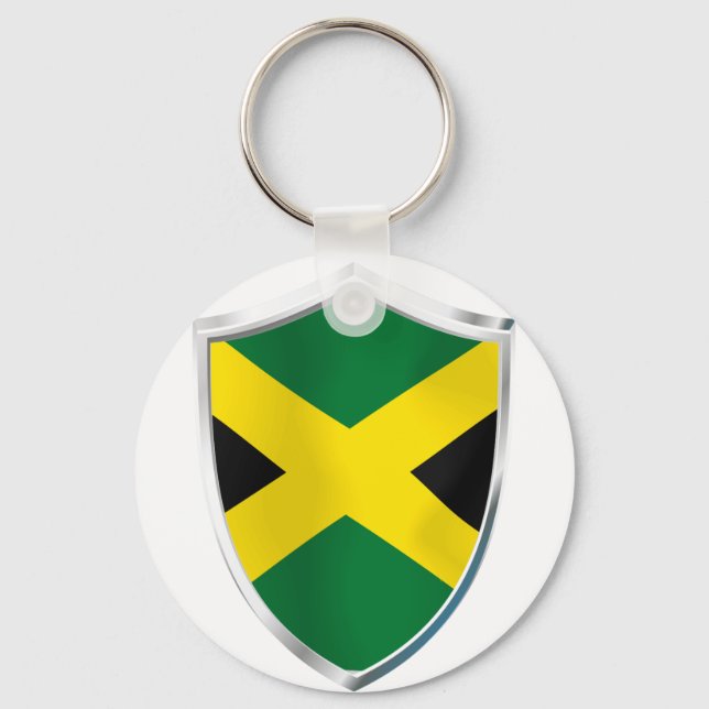 Jamaica sköld nyckelring (Framsida)