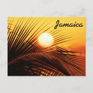 Jamaica solnedgångvykort vykort