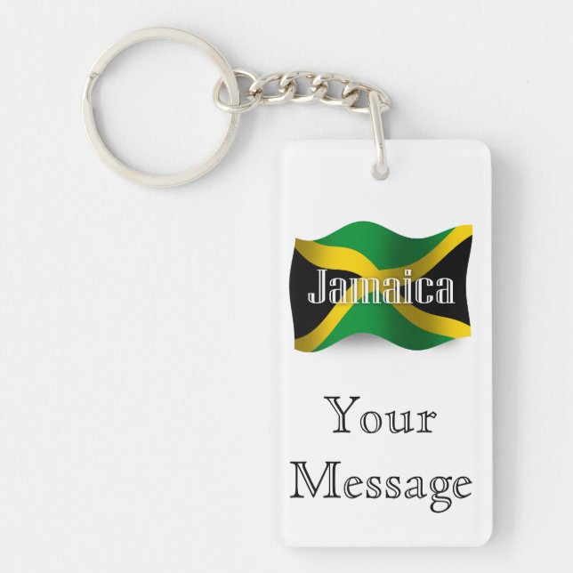Jamaica som vinkar flagga (Framsidan)