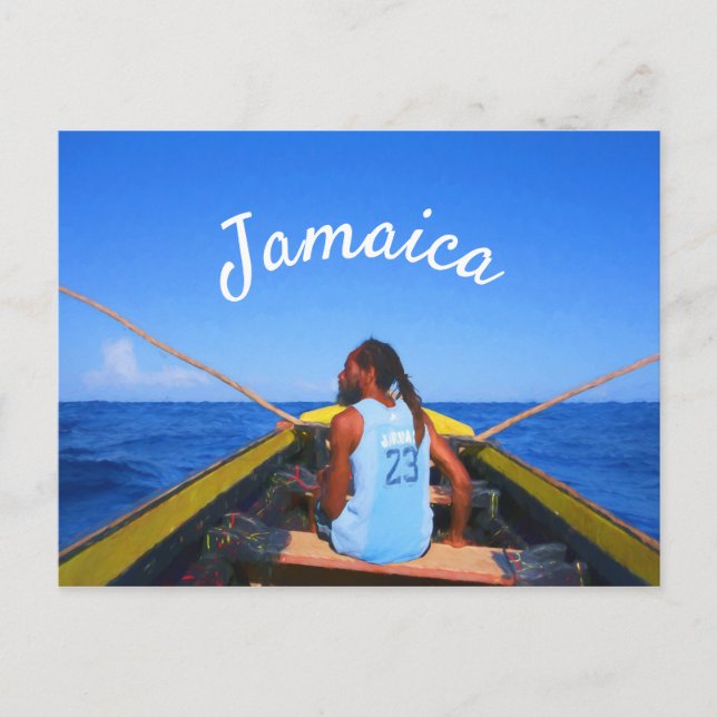 Jamaica souvenir postcard vykort (Framsida)