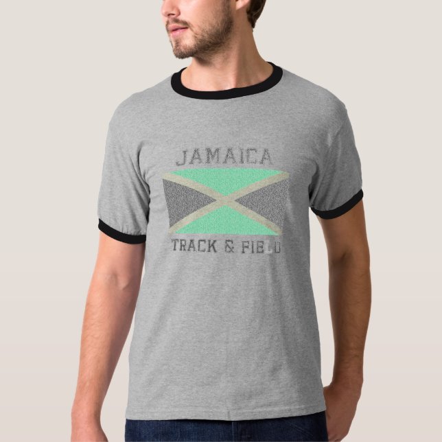 Jamaica spårar & sätter in vintage tee (Framsida)