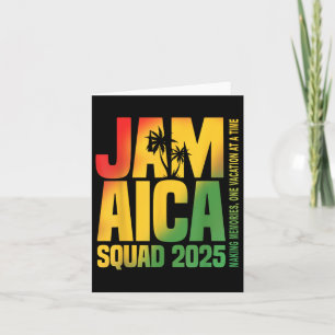 Jamaica Squad 2025 Studenten-familjens vaccinering Kort