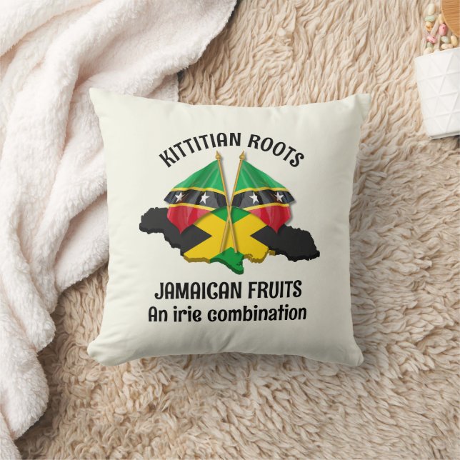 JAMAICA ST KITTS Irie Combination Kudde (Filt)