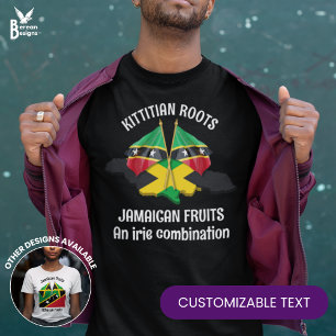 JAMAICA ST KITTS Irie Combination T Shirt