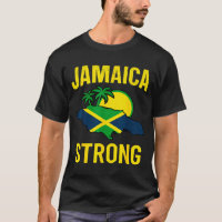 Jamaica Stark Jag älskar Jamaicans flagga Hjärta K