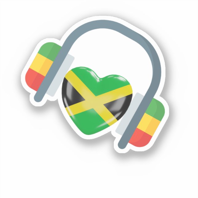 Jamaica Sticker Klistermärken (Framsida)