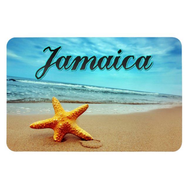 Jamaica stjärnanis magnet (Horisontell)