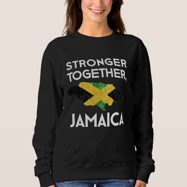 Jamaica Strong Hurricane Melissa Support T Shirt (Framsida)